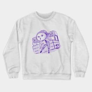 Badfruit, Sour Lemon- Purple Version Crewneck Sweatshirt